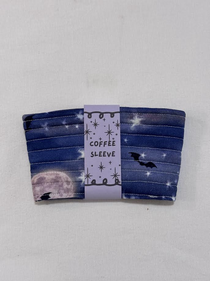 Coffee Sleeve - Bats in the Night