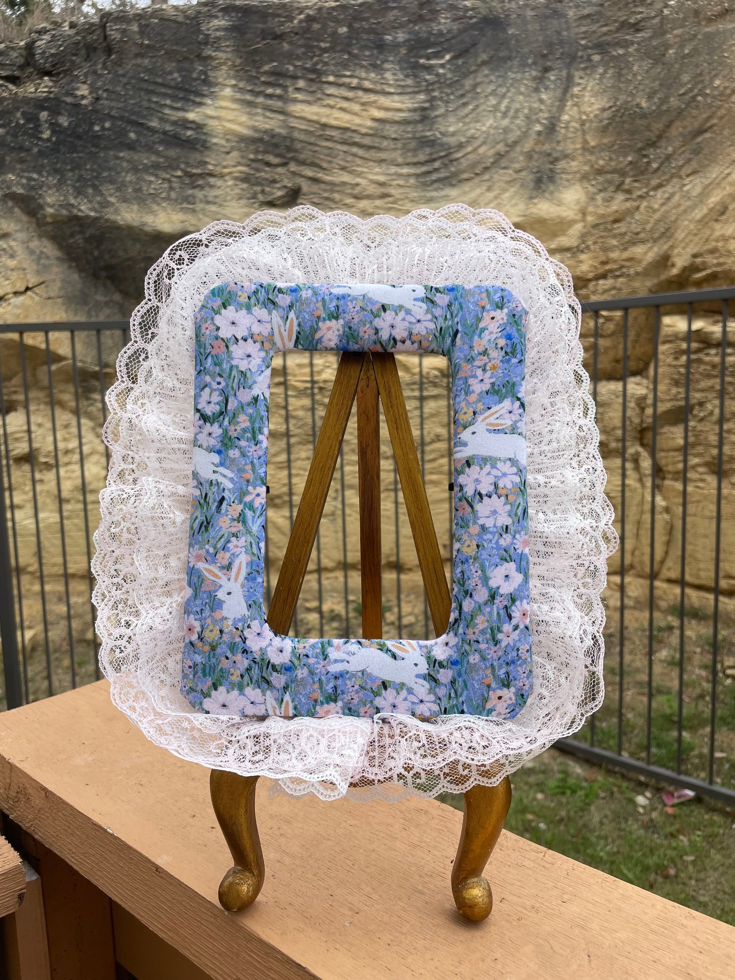 Frolicking Rabbits Frame