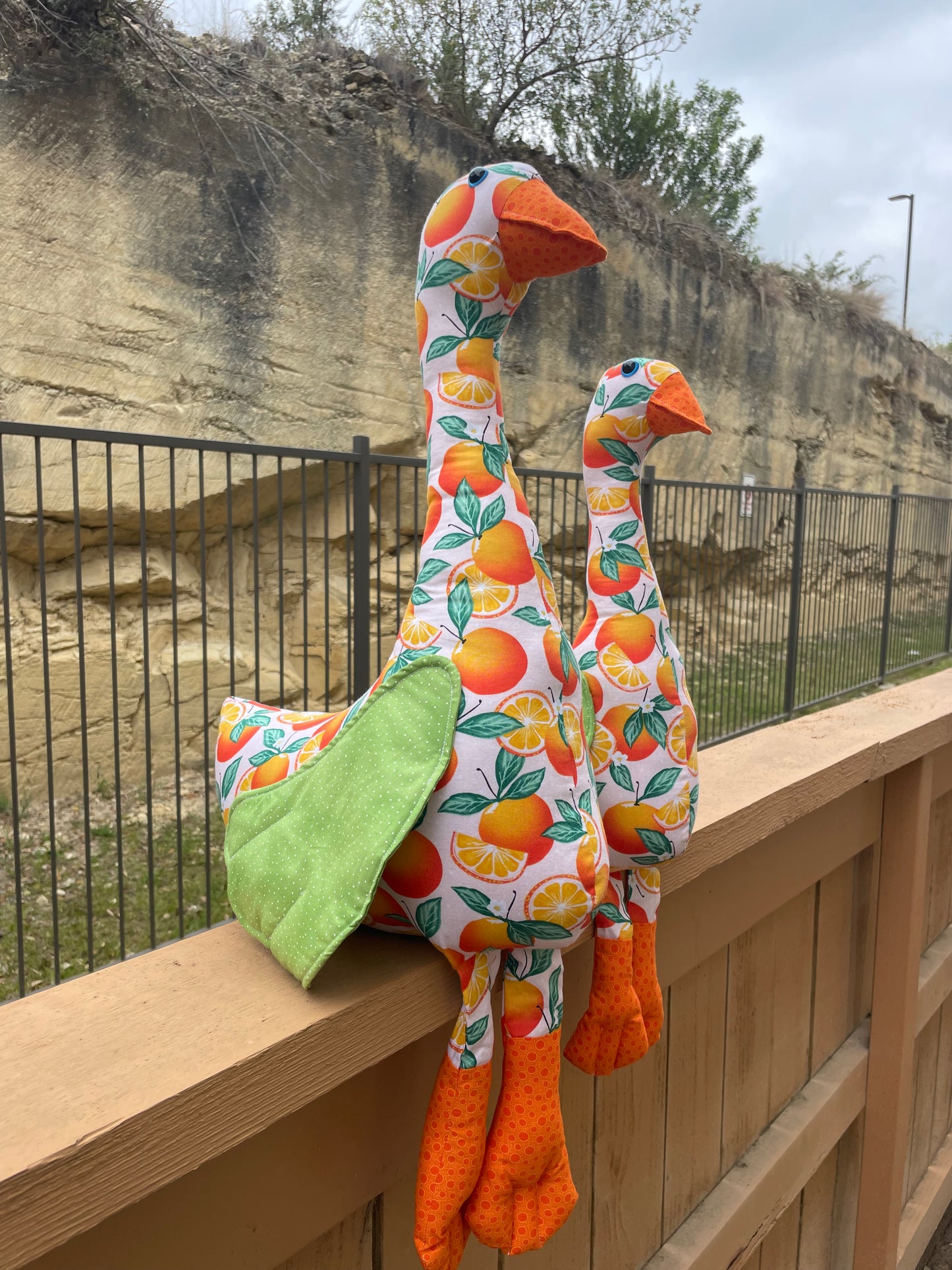 Orange Juice Shelf Goose
