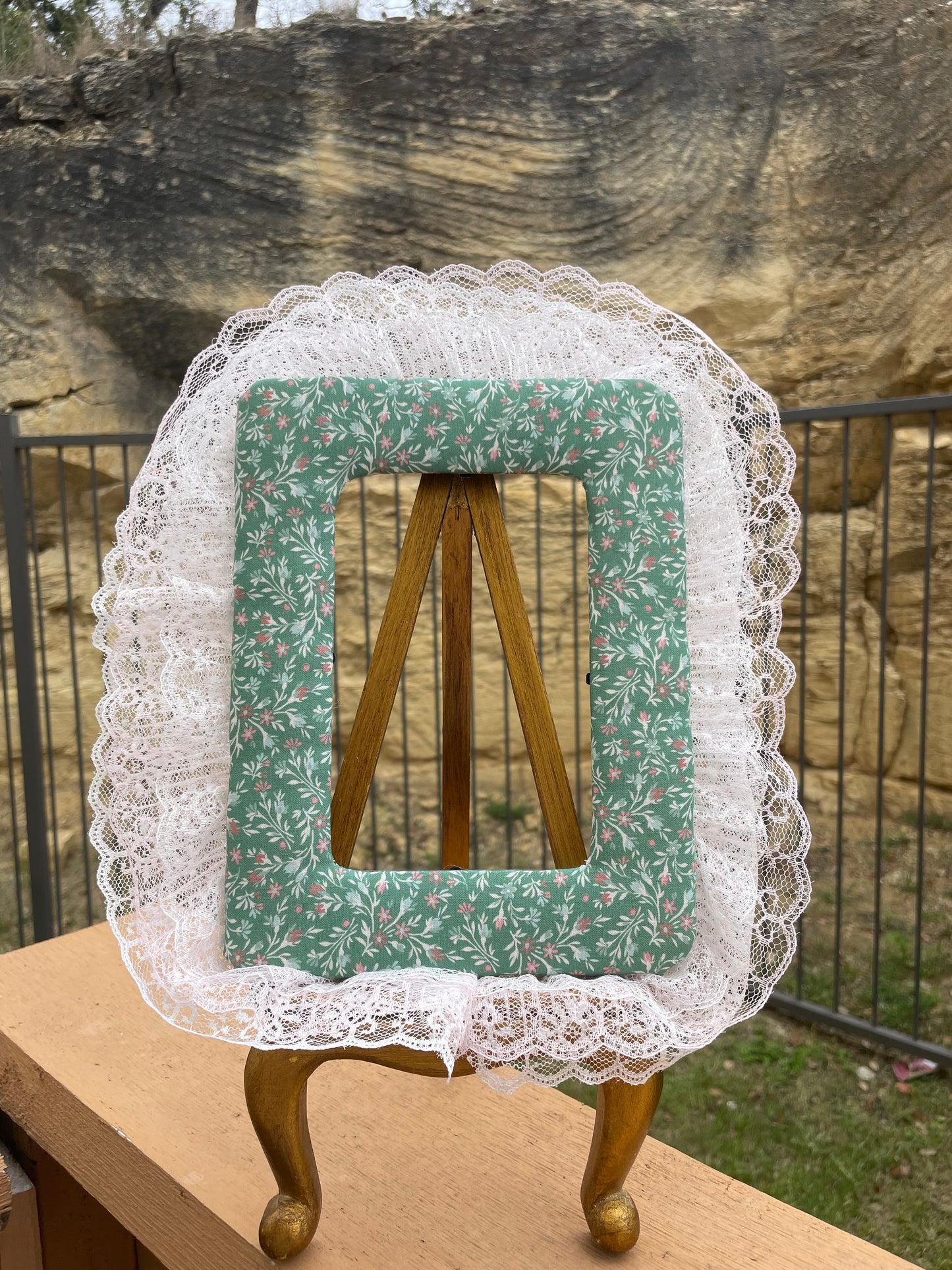 Green Floral Frame