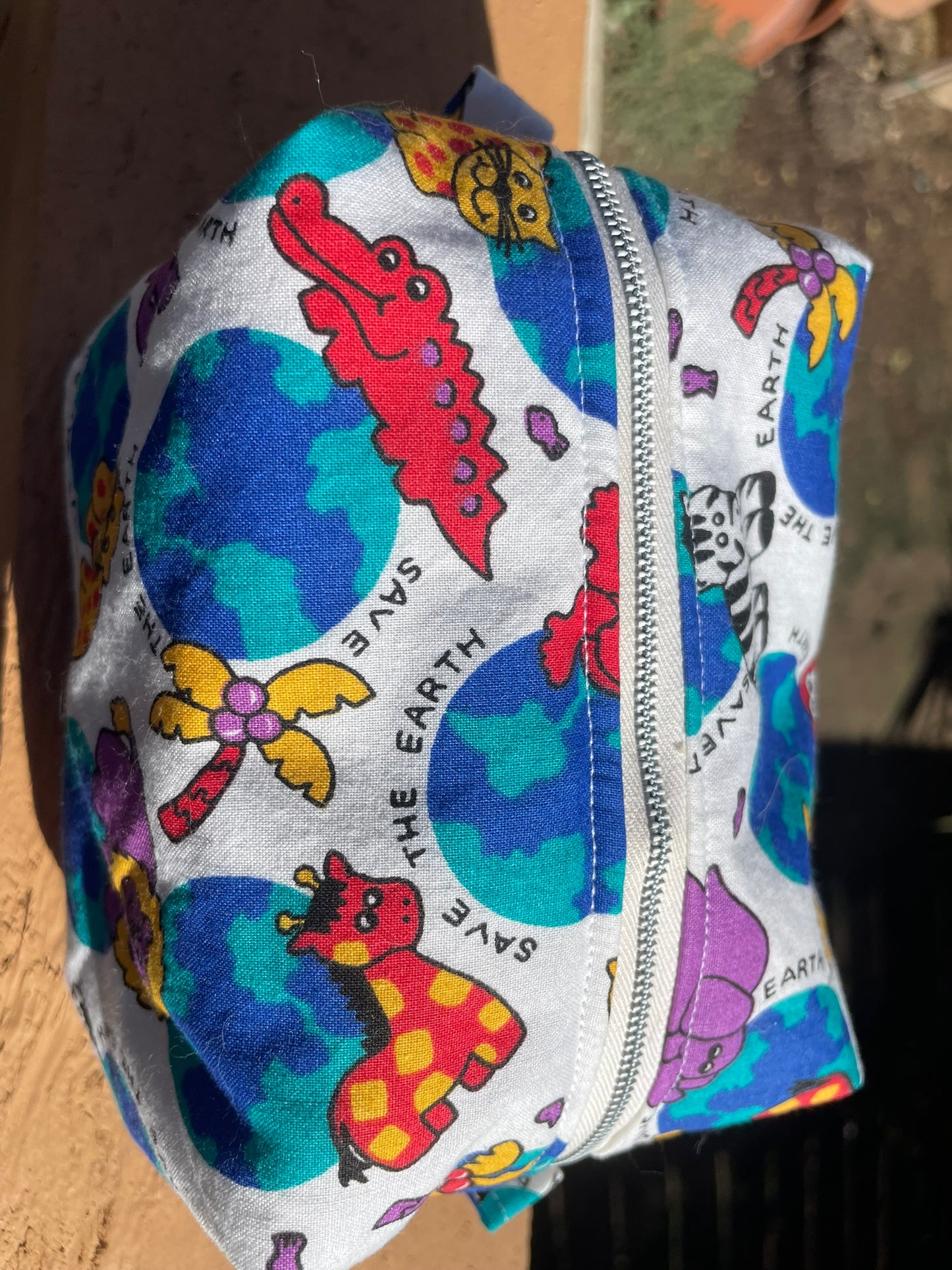 At The Zoo Quilted Pouch