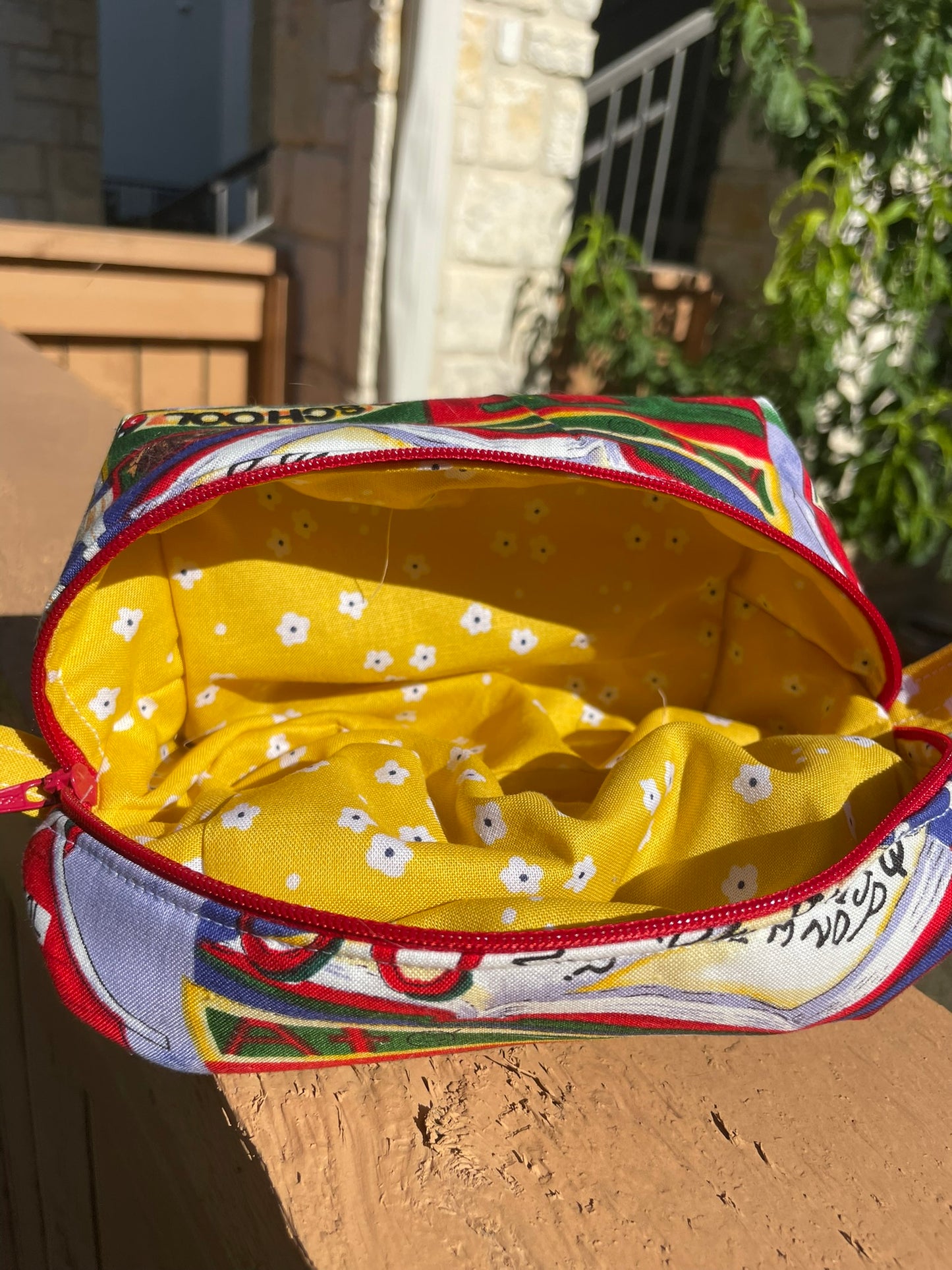 Old School Quilted Pouch