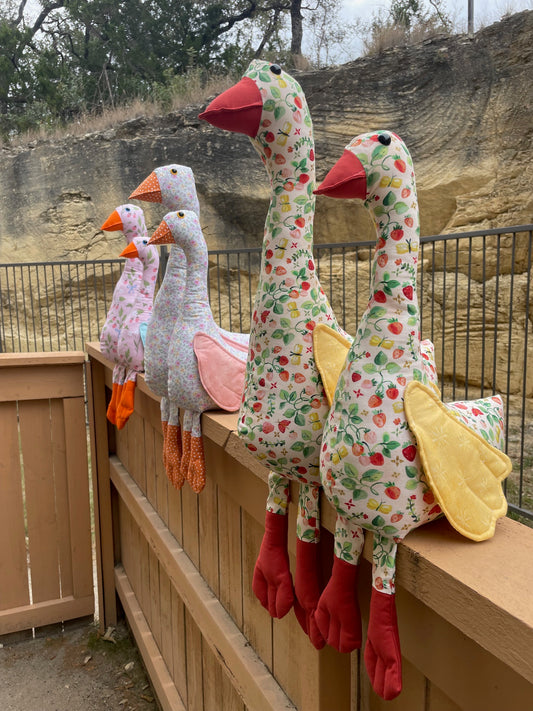 Spring Strawberry Mama Goose