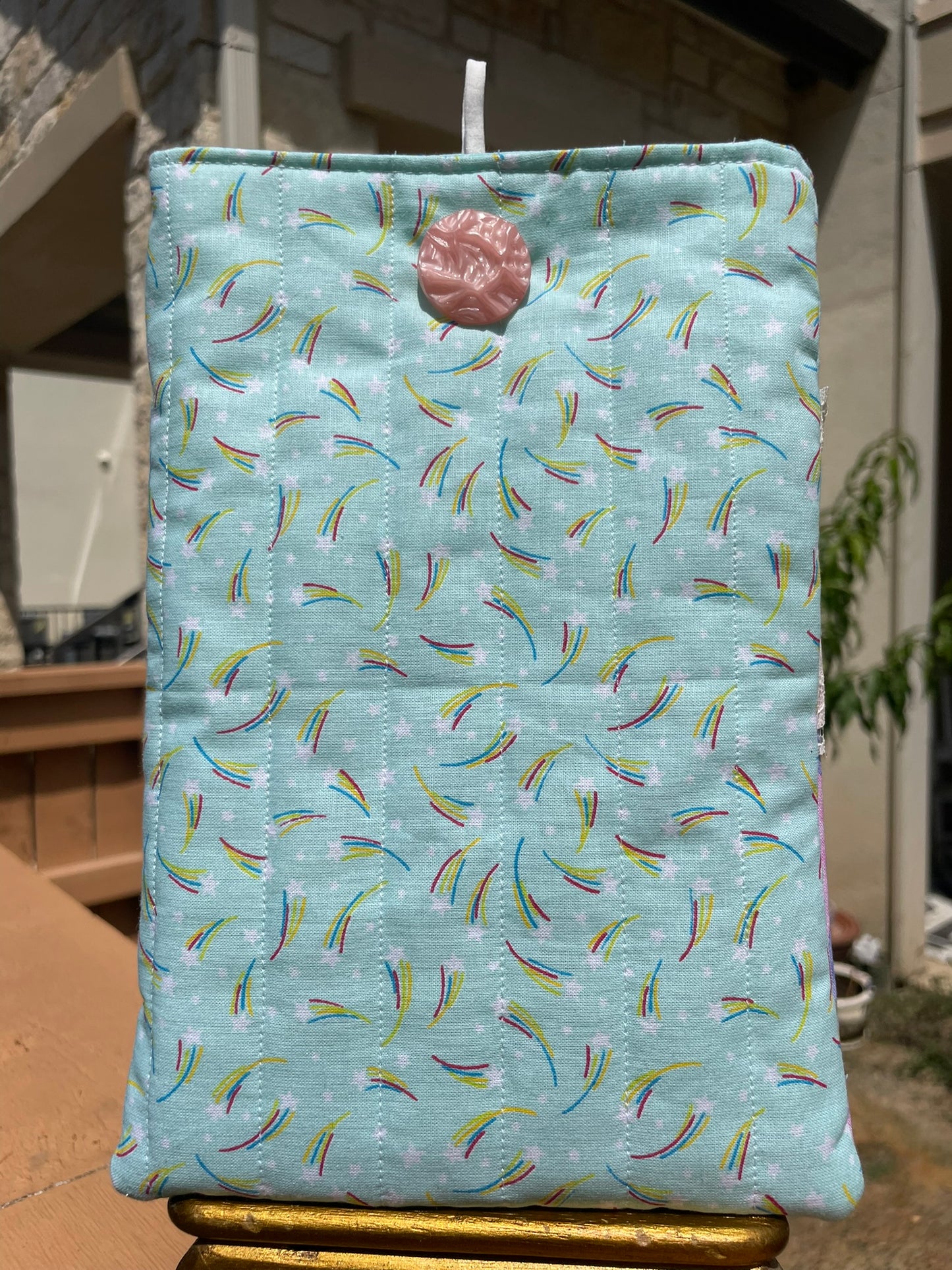 Rainbow Unicorn Book Sleeve - SM