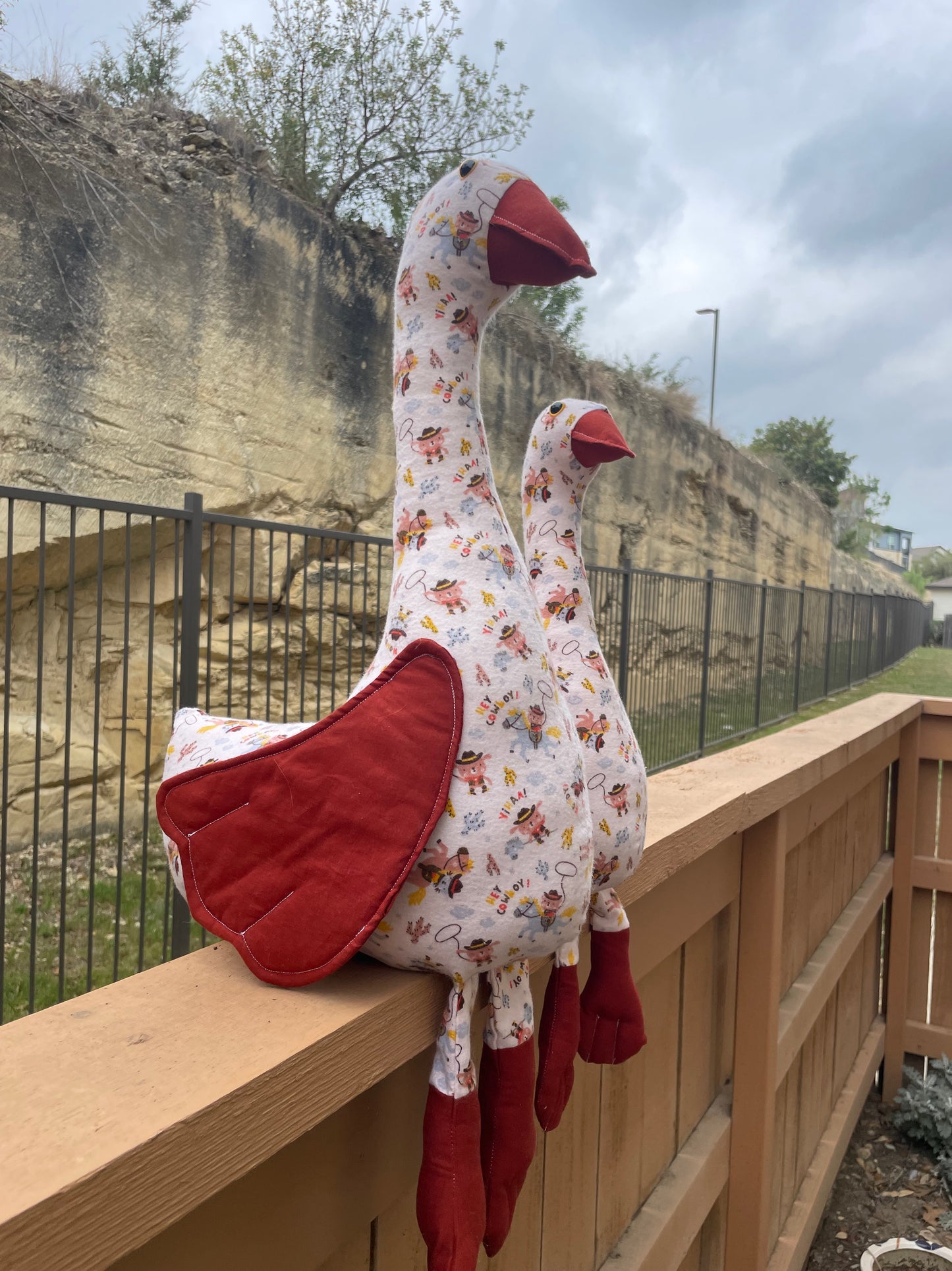 Lil' Cowboy Shelf Goose