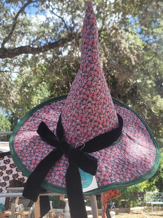 Floral Witch Hat