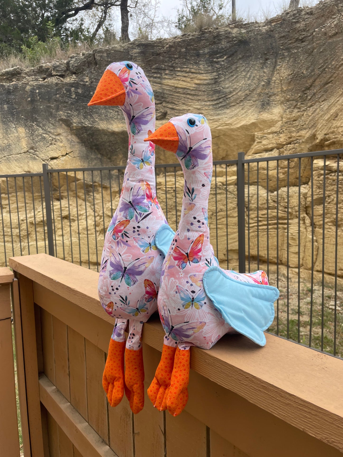 Butterfly Shelf Goose