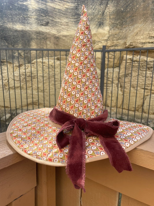 Autumn Quilted Witch Hat