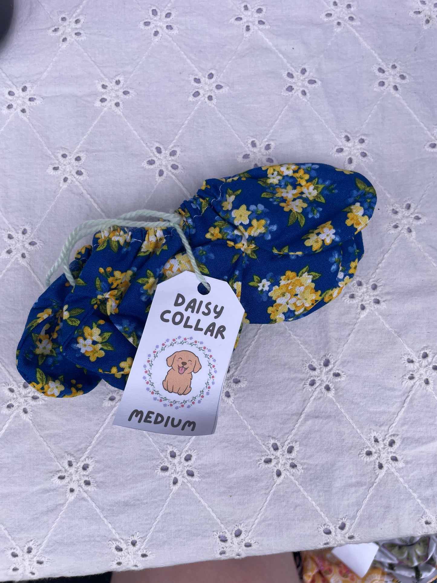 M Daisy Collar - Blue & Yellow