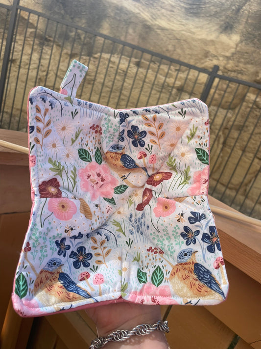 Spring Birds Bowl Cozy