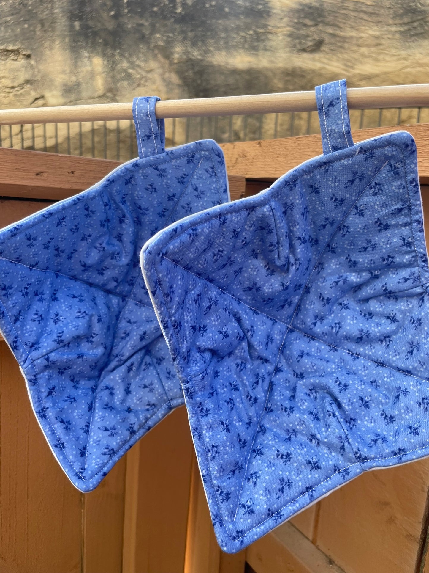 Blue Flowers Bowl Cozy