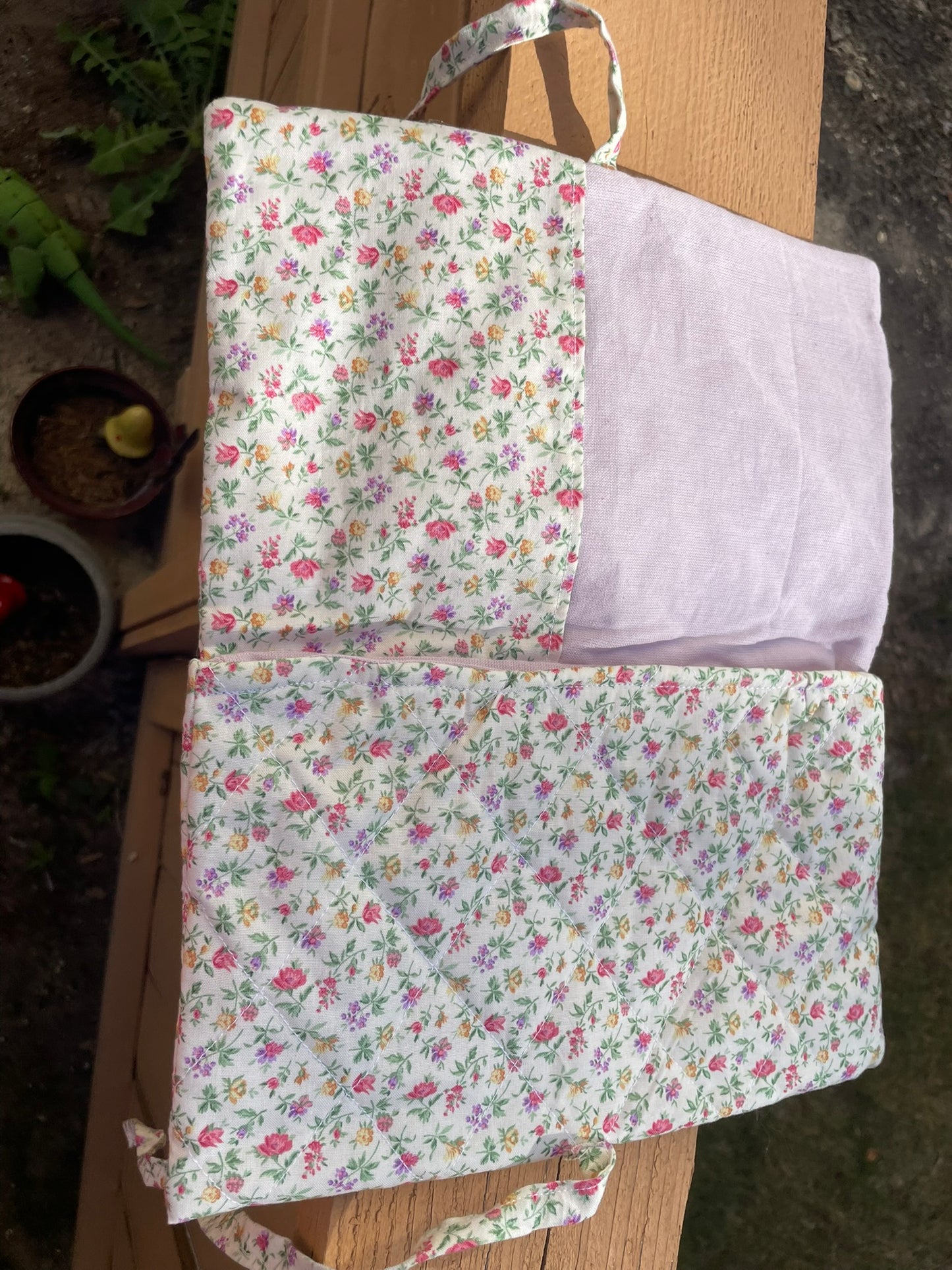 Floral Bow Book Sleeve SM