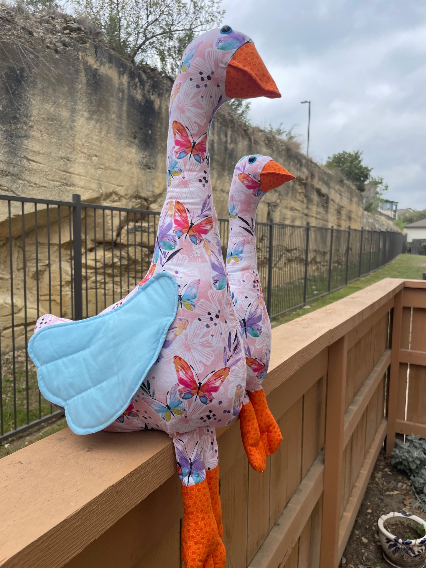 Butterfly Shelf Goose