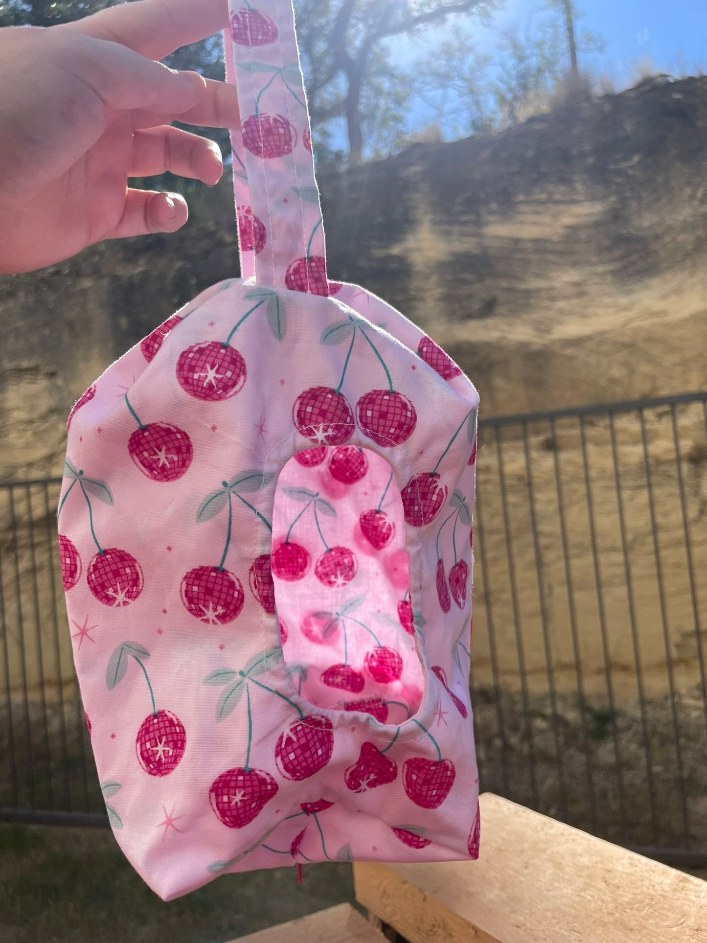 Diaper Wipes Pouch Disco Cherry