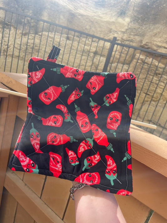 Smiley Sriracha Bowl Cozy