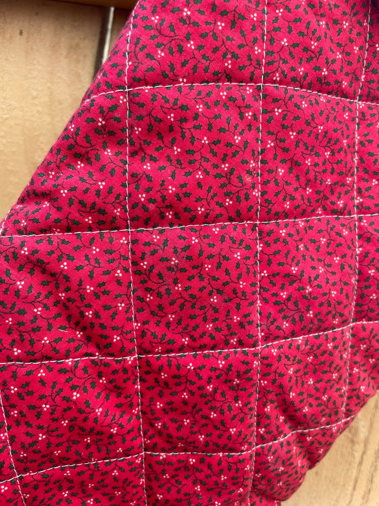 Vintage Holly Stocking