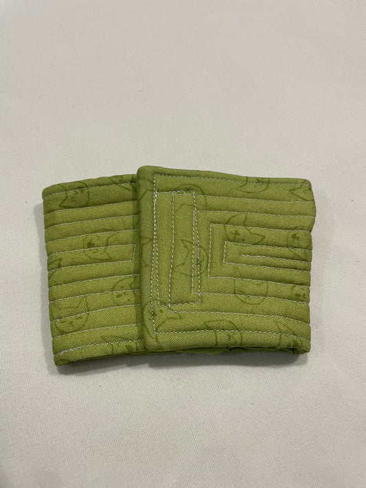 Coffee Sleeve - Green Cats