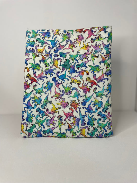 Rainbow Dinosaurs Book Sleeve