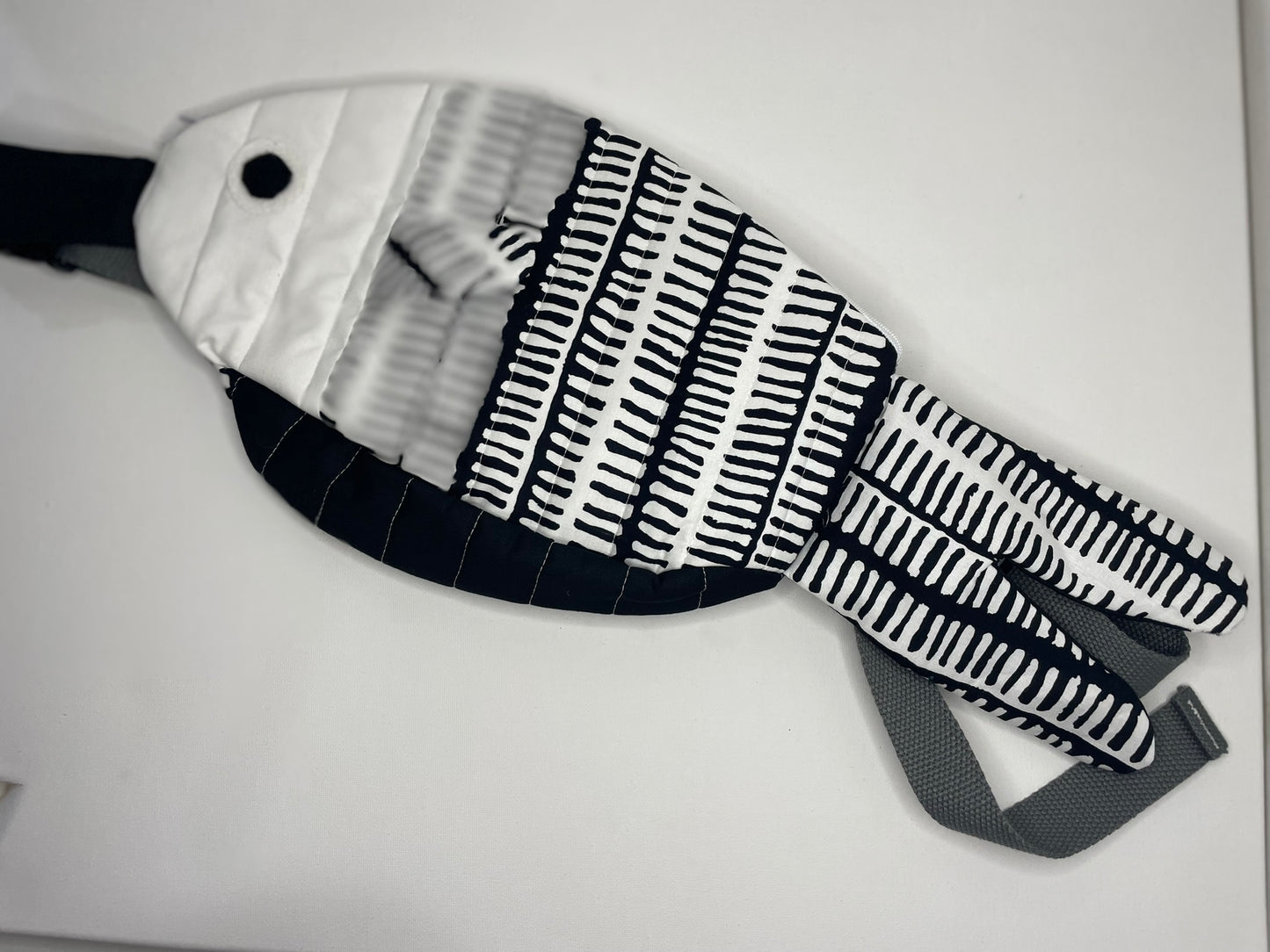Black & White Fish Crossbody