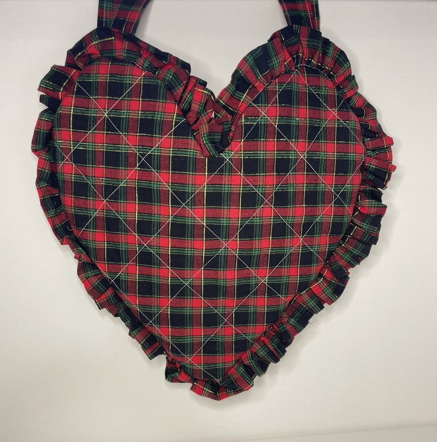 Classic Christmas Heart Tote