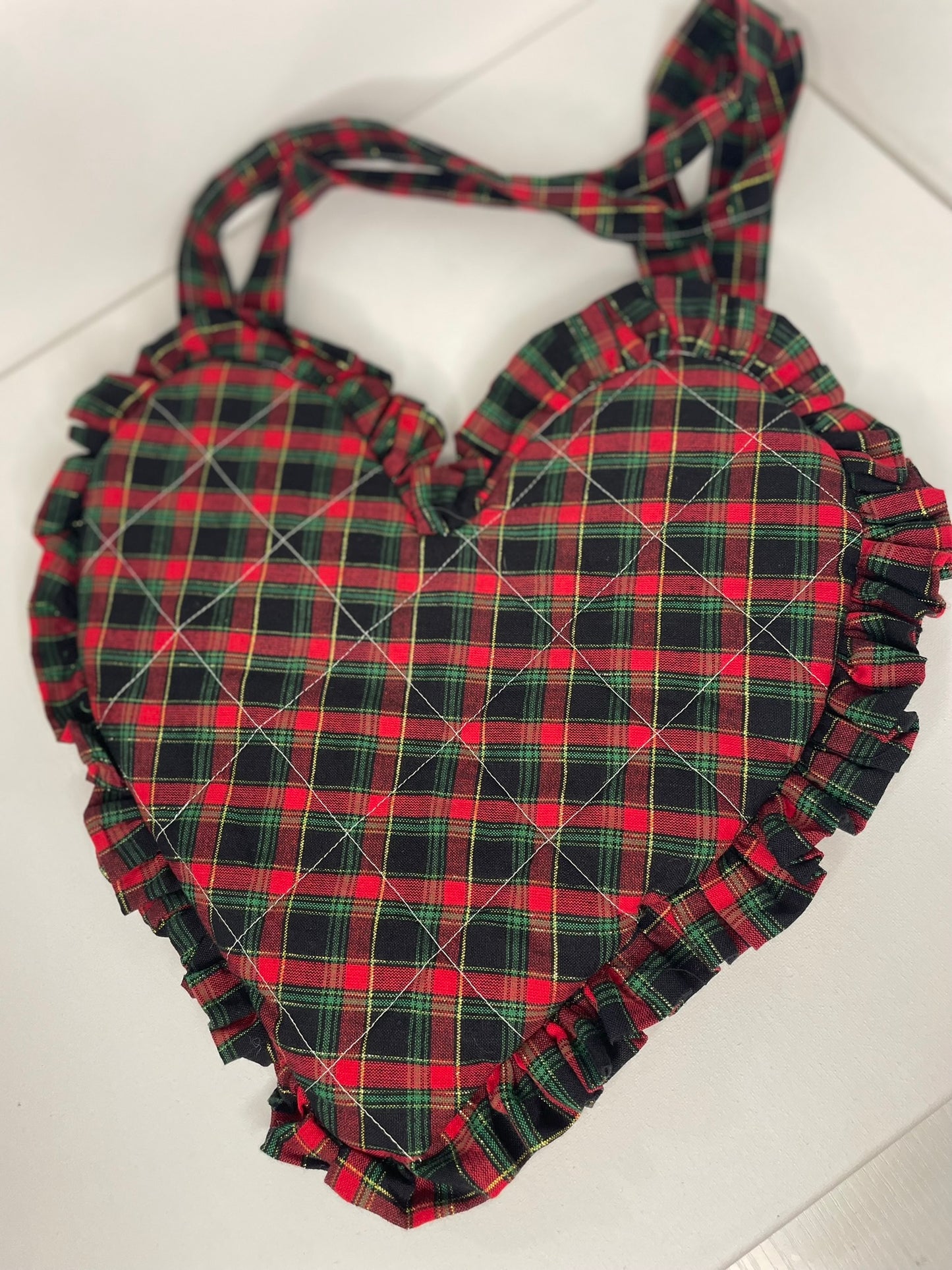Classic Christmas Heart Tote