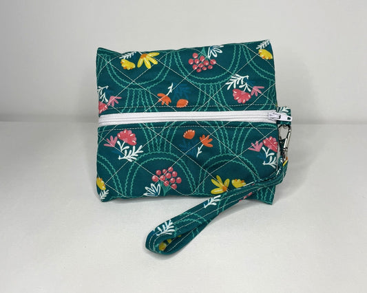 Flower Garden Wristlet