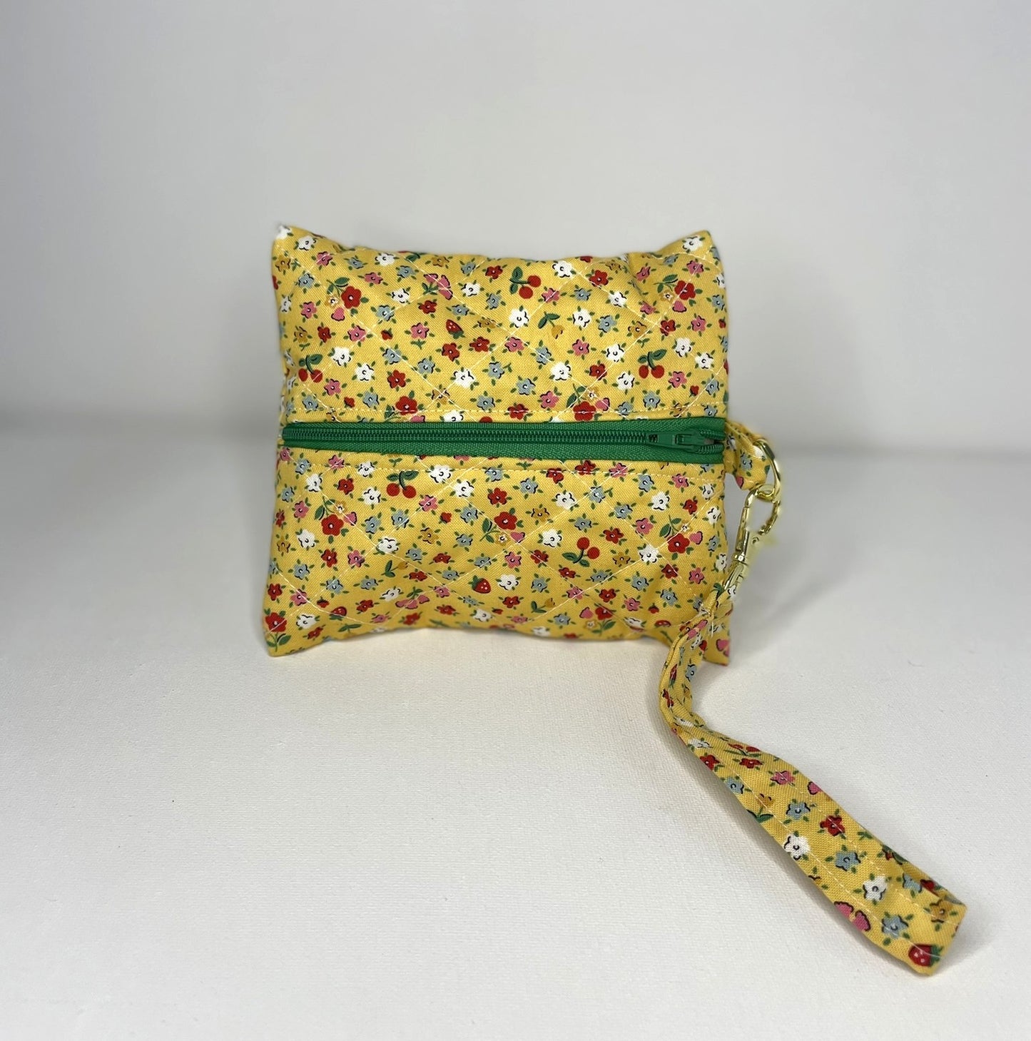 Yellow Flowers Wristlet