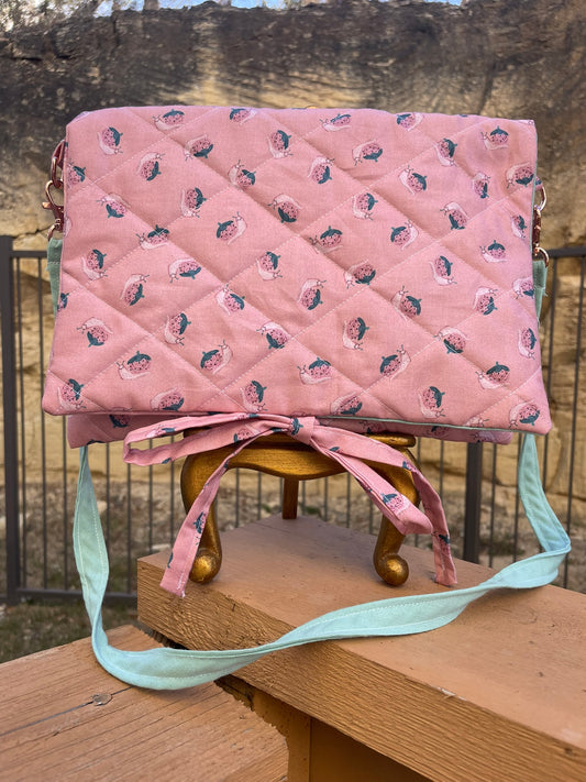 Pink Snails Book Sleeve