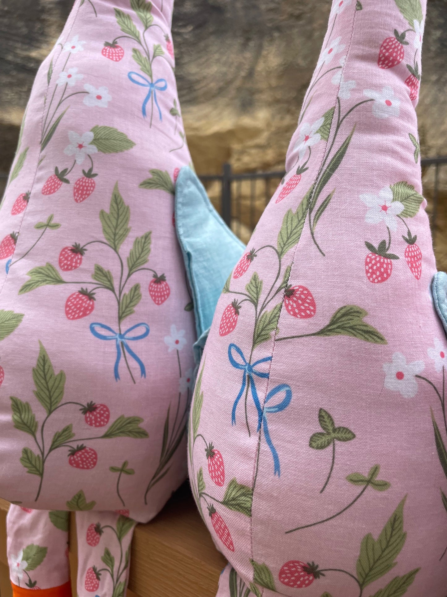 Pink Strawberry Mama Goose