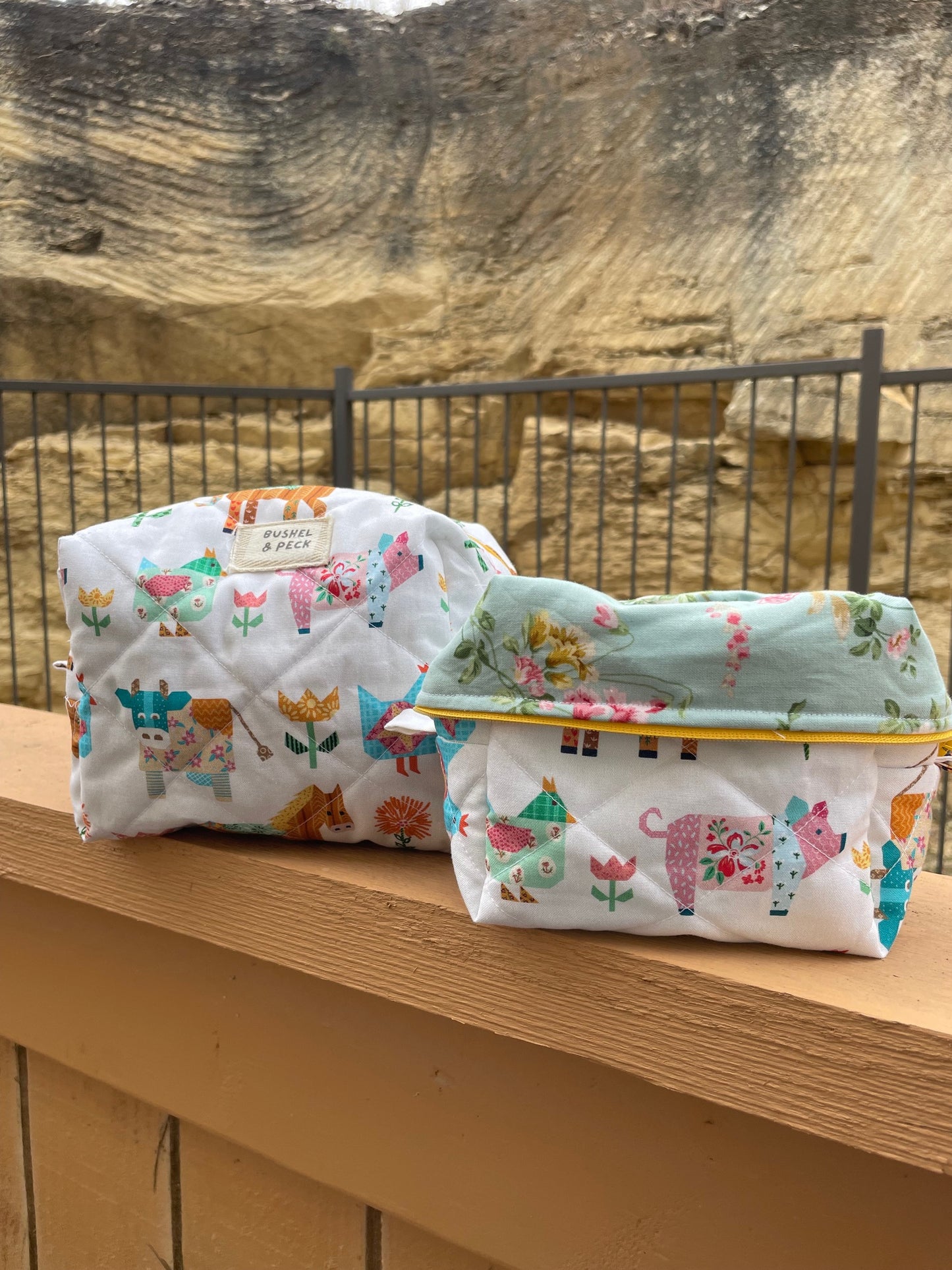 Quilty Farm Boxy Bag - Lg