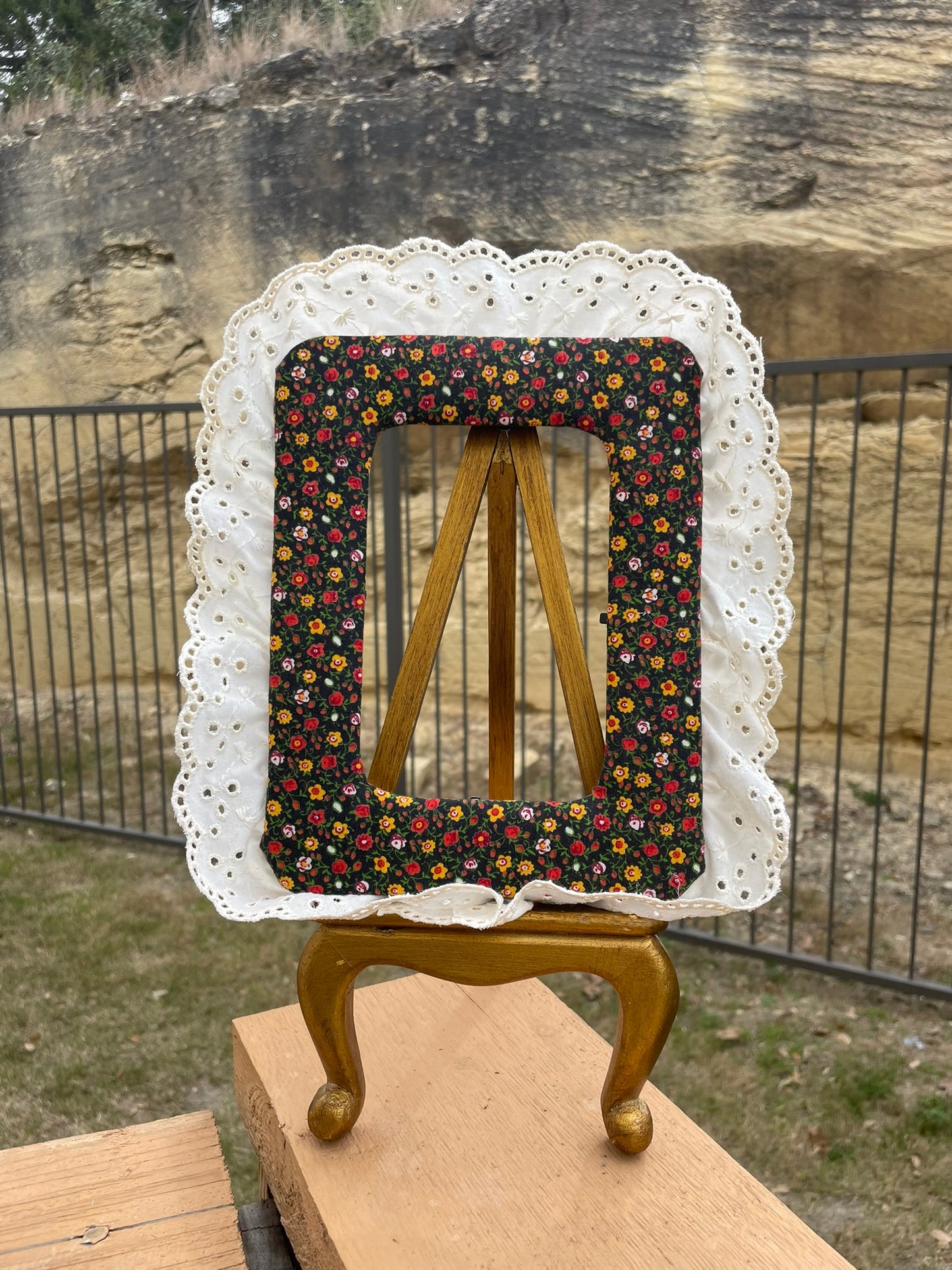 Vintage Flowers Picture Frame