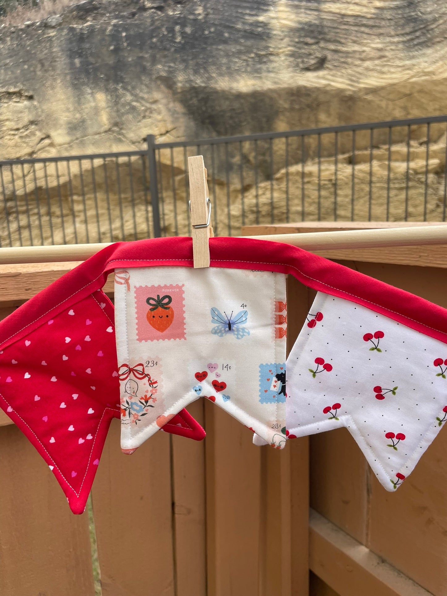 Red Valentine's Banner