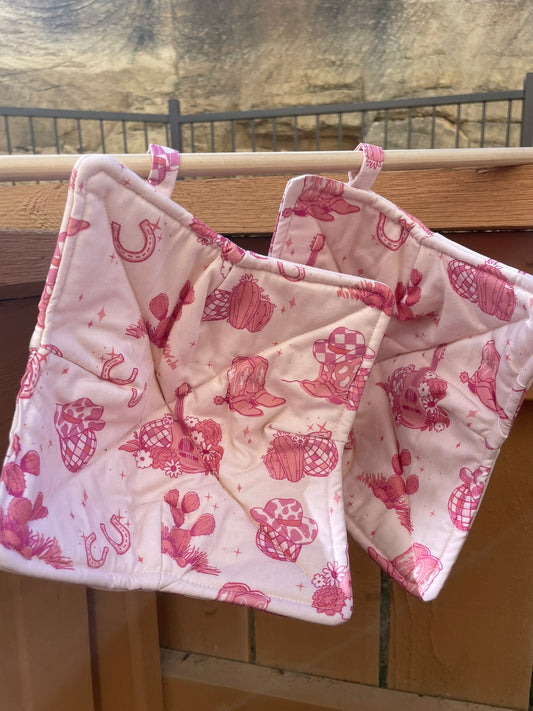Pink Cowgirl Bowl Cozy