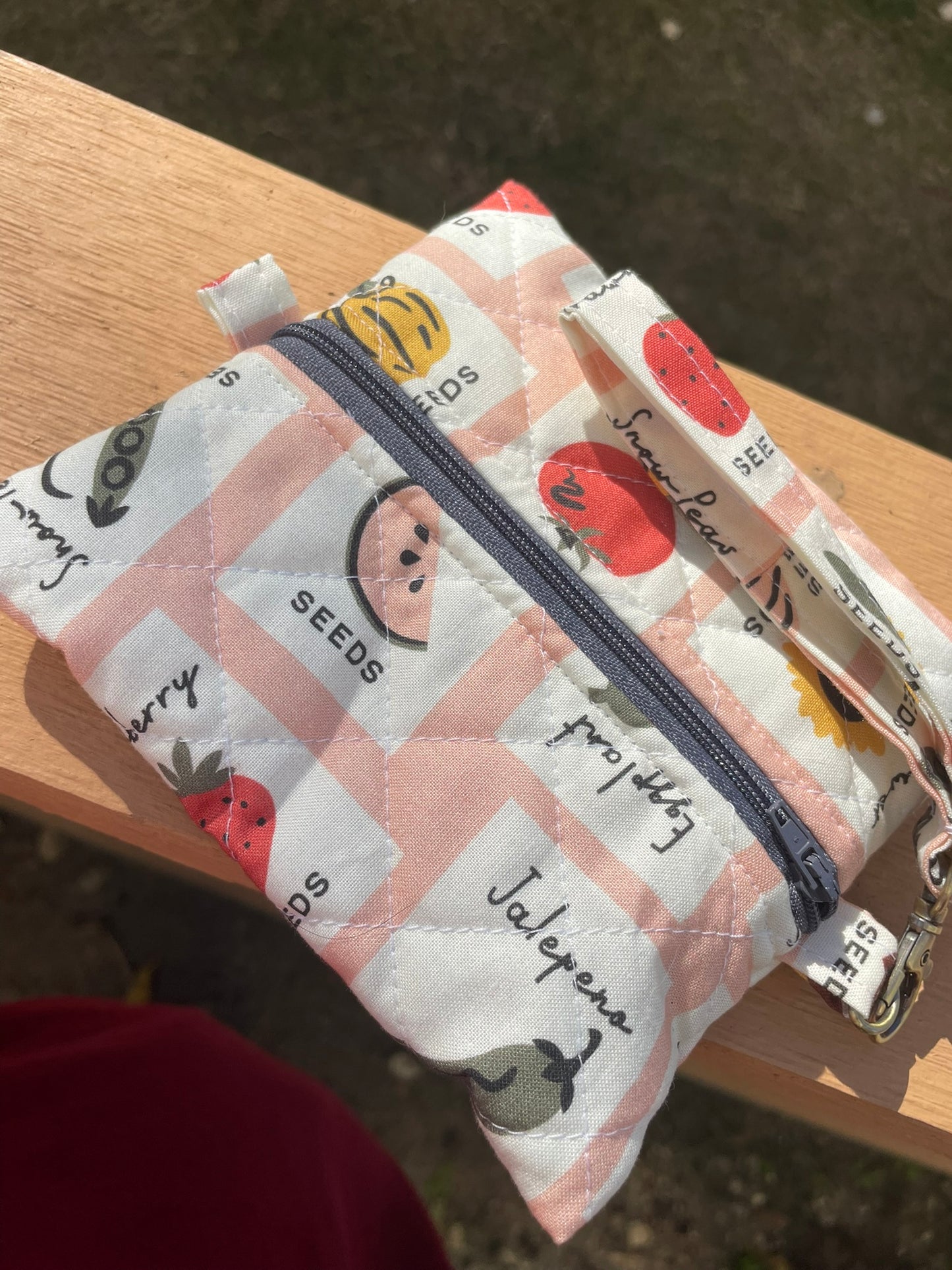 Garden Seeds Wristlet