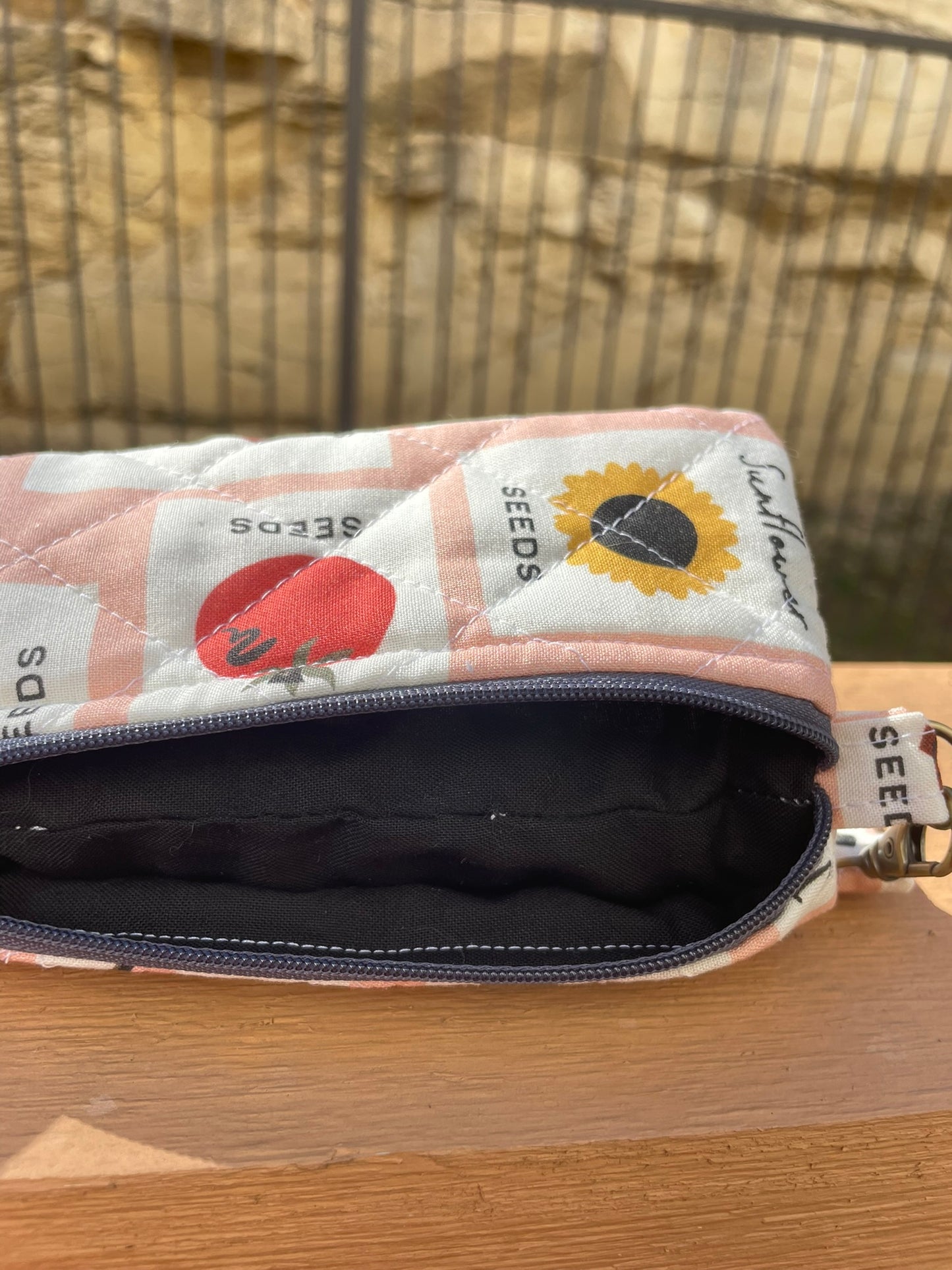 Garden Seeds Wristlet