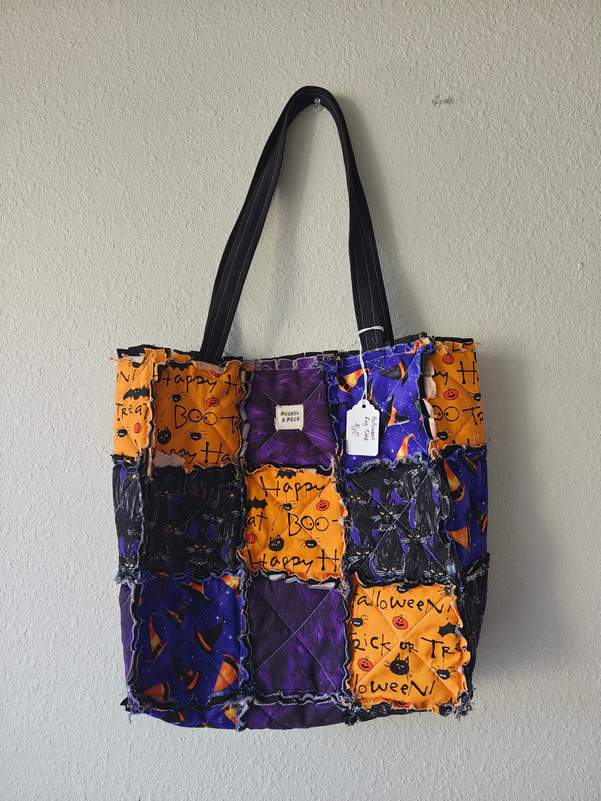 Classic Halloween Rag Tote